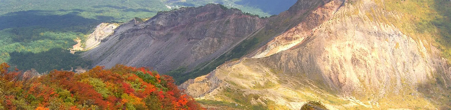 磐梯山紅葉畫像