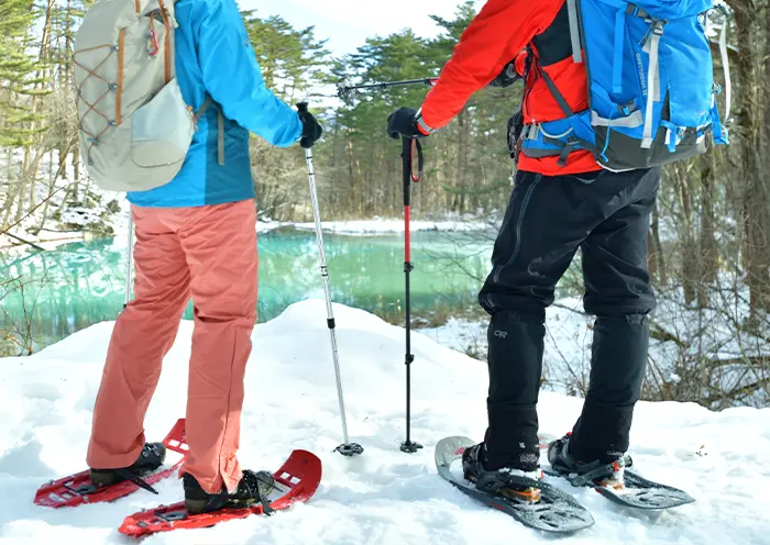 冬季活動示例/小雪鞋。初學者也能享受的附帶導遊的旅行