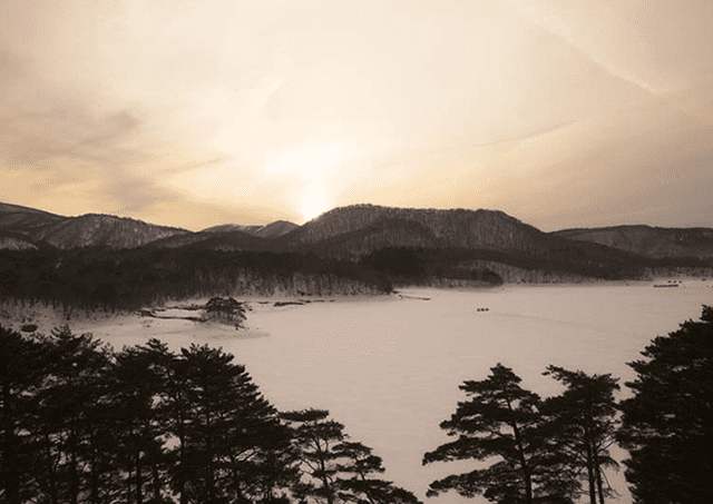 冬季檜原湖