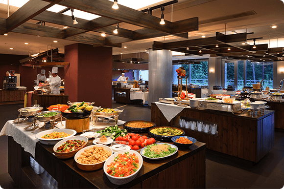 「Hibara Dining」自助餐廳內部